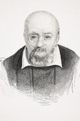 George Buchanan, illustration from 'Old England's Worthies' by Lord Brougham, published c.1880 (engraving) | Obraz na stenu