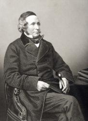 Sir Henry Singer Keating (1804-88) engraved by D.J. Pound from a photograph, from 'The Drawing-Room of Eminent Personages, Volume 2', published in London, 1860 (engraving) | Obraz na stenu