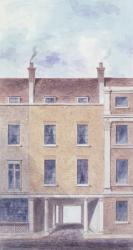 The Old Entrance to Scotland Yard, 1824 (w/c on paper) | Obraz na stenu