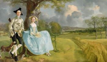 Mr and Mrs Andrews, c.1748-9 (oil on canvas) | Obraz na stenu