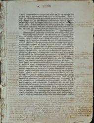 Folio from Pierre d'Ailly's 'Imago Mundi' (ink on vellum) | Obraz na stenu