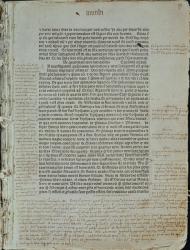 Folio from Pierre d'Ailly's 'Imago Mundi' (ink on vellum) | Obraz na stenu