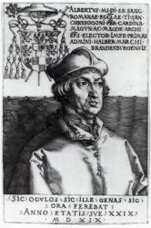 Albrecht of Brandenburg, 1519 (engraving) | Obraz na stenu