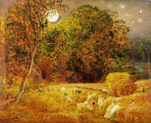 The Harvest Moon, 1833 (oil on paper laid on panel) | Obraz na stenu