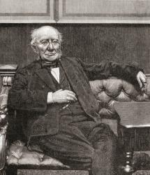 Ludwig Windthorst, 1812 1891. German politician and leader of the Catholic Centre Party during the Prussian-led unification of Germany in 1871. From The Review of Reviews, published 1891 | Obraz na stenu