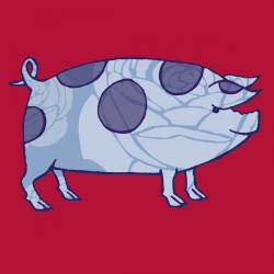 Piddle Valley Pig, 2005 (digital) | Obraz na stenu