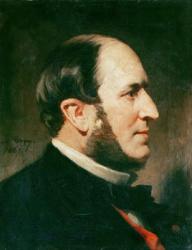 Baron Georges Eugene Haussmann (1809-91) 1867 (oil on canvas) | Obraz na stenu
