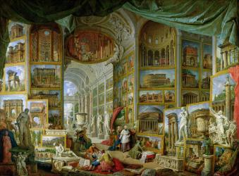 Gallery of Views of Ancient Rome, 1758 (oil on canvas) | Obraz na stenu