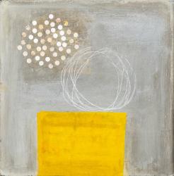 Neither here nor there' series, 2015, (mixed media on wood)	Giorgia	Siriaco	gold;mixed media;abstract;yellow;nature;leaves;modern;dots;circles;balhandled;surface patter;surface;pattern;surface pattern	Private Collection	CONTEMPORARY & MODERN ART		2015	Pri | Obraz na stenu