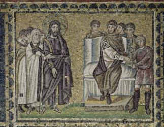 Jesus before Pontius Pilate (mosaic) | Obraz na stenu