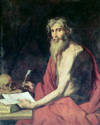 St. Jerome (oil on canvas) | Obraz na stenu