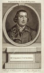 Mr Charles Churchill (engraving) | Obraz na stenu
