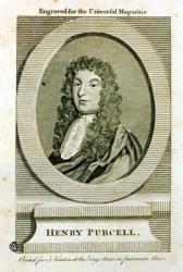 Henry Purcell (1659-1695), (engraving) | Obraz na stenu
