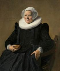 Portrait of an Elderly Lady, 1633 (oil on canvas) | Obraz na stenu