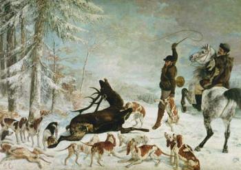 The Death of the Deer, 1867 (oil on canvas) | Obraz na stenu