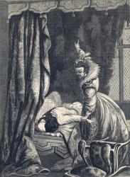 Confession of the Countess of Nottingham, 1865 (engraving) | Obraz na stenu