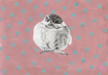 Chubby little bundle, 2014, (gouache and pencil on paper) | Obraz na stenu