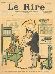 True Love, from the front cover of 'Le Rire', 29th July 1899 (colour litho) | Obraz na stenu