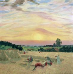 The Harvest, 1914 (oil on canvas) | Obraz na stenu