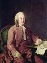 Portrait of Carl von Linnaeus (1707-78) (oil on canvas) | Obraz na stenu