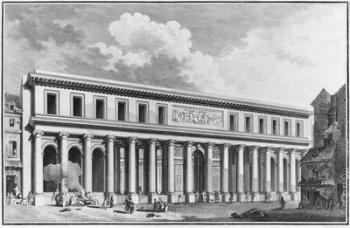The Academy of Surgery, Paris, engraved by Claude Rene Gabriel Poulleau (b.1849) 1773 (engraving) | Obraz na stenu