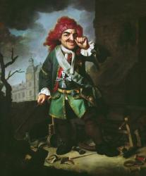 Portrait of Clemens Perkeo, Fool at the Court of Heidelberg (oil on canvas) | Obraz na stenu