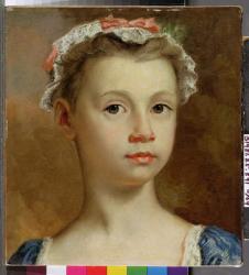 Sketch of a Young Girl, c.1730-40 (oil on canvas) | Obraz na stenu