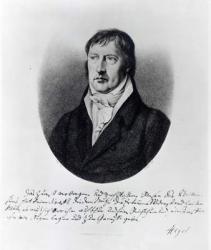 Georg Wilhelm Friedrich Hegel, engraved by F.W Bollinger, c.1825 (engraving) | Obraz na stenu