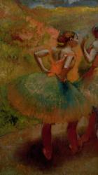 Dancers Wearing Green Skirts, c.1895 (oil on canvas) | Obraz na stenu
