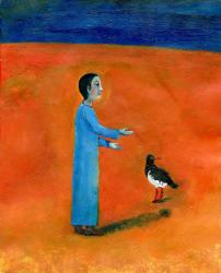 Oystercatcher, 2005, (oil on paper) | Obraz na stenu