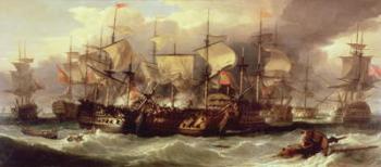 Battle of Cape St.Vincent, 14 February 1797, c.1850 (oil on canvas) | Obraz na stenu