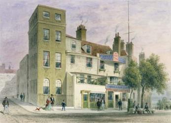 The Old George on Tower Hill (w/c on paper) | Obraz na stenu
