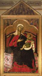 Virgin and Child, c.1270s (tempera on wood) | Obraz na stenu