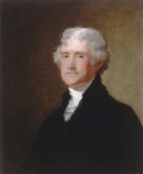 Thomas Jefferson, c.1821 (oil on wood) | Obraz na stenu