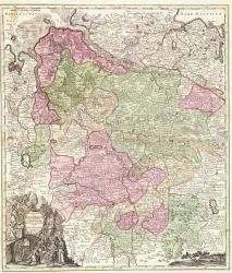 Electorate of Hanover (colour engraving) | Obraz na stenu