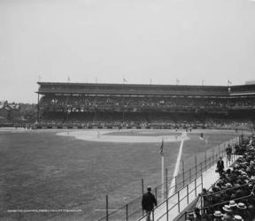 The Bleachers, Forbes Field, Pittsburgh, Pennsylvania, c.1900-15 (b/w photo) | Obraz na stenu