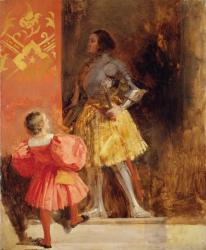 A Knight and Page, c.1826 (oil on canvas) | Obraz na stenu