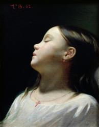 Young Girl Sleeping, 1852 (oil on canvas) | Obraz na stenu