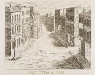Mayhew's Great Exhibition of 1851: Manchester in 1851 (etching) | Obraz na stenu