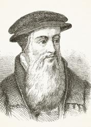 John Knox, from 'The National and Domestic History of England' by William Hickman Smith Aubrey (1858-1916) published London, c.1890 (litho) | Obraz na stenu