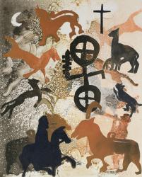 Pictish Symbols of Stone, 1995 (monotype) | Obraz na stenu