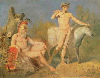 Mercury and Argus, 1862 (oil on canvas) | Obraz na stenu