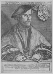 Duke Wilhelm V of Cleve, 1540 (engraving) | Obraz na stenu