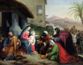 The Adoration of the Magi, c.1833-36 (oil on canvas) | Obraz na stenu