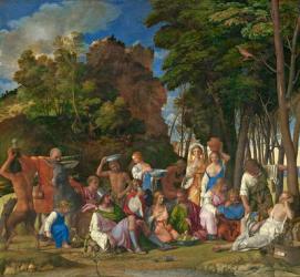 The Feast of the Gods, 1514- 29 (oil on canvas) | Obraz na stenu