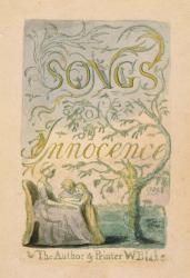 Title Page, plate 2 from 'Songs of Innocence: Innocence', 1789 (relief etching with w/c) | Obraz na stenu