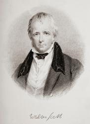 Sir Walter Scott, 1771-1832 Scottish novelist, poet, historian and biographer | Obraz na stenu