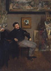 Portrait of the painter Tissot, 1867-8 (oil on canvas) | Obraz na stenu
