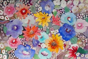 floral quilt | Obraz na stenu