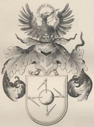 Masonic seal, from 'The History of Freemasonry, volume II', published by Thomas C. Jack, London, 1883 (litho) | Obraz na stenu